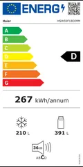 Étiquette énergie du Haier HSW59F18DIMM