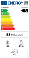 Étiquette énergie du LG GBB92MBB3P