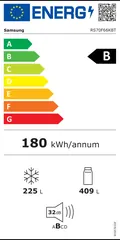 Étiquette énergie du Samsung RS70F66KBT