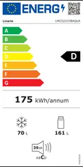 Étiquette énergie du Linarie LMCO231DBAQUA