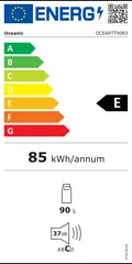 Étiquette énergie du Oceanic OCEARTT90B3