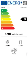 Étiquette énergie du Indesit INK25362S5E