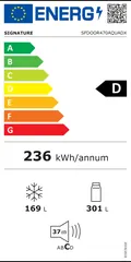 Étiquette énergie du Signature SFDOOR470AQUADX