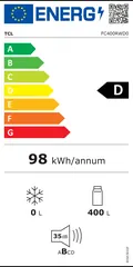 Étiquette énergie du TCL FC400RWD0
